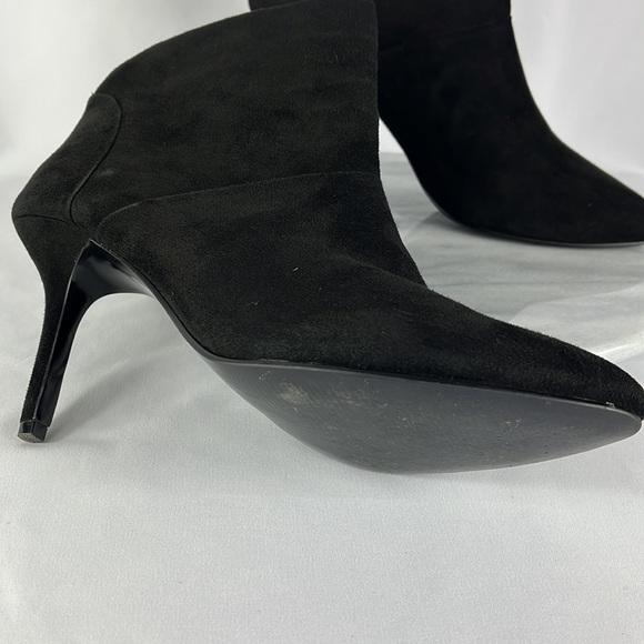 Audrey Brooke stilleto bootie Sz 10 Blk - Picture 5 of 9